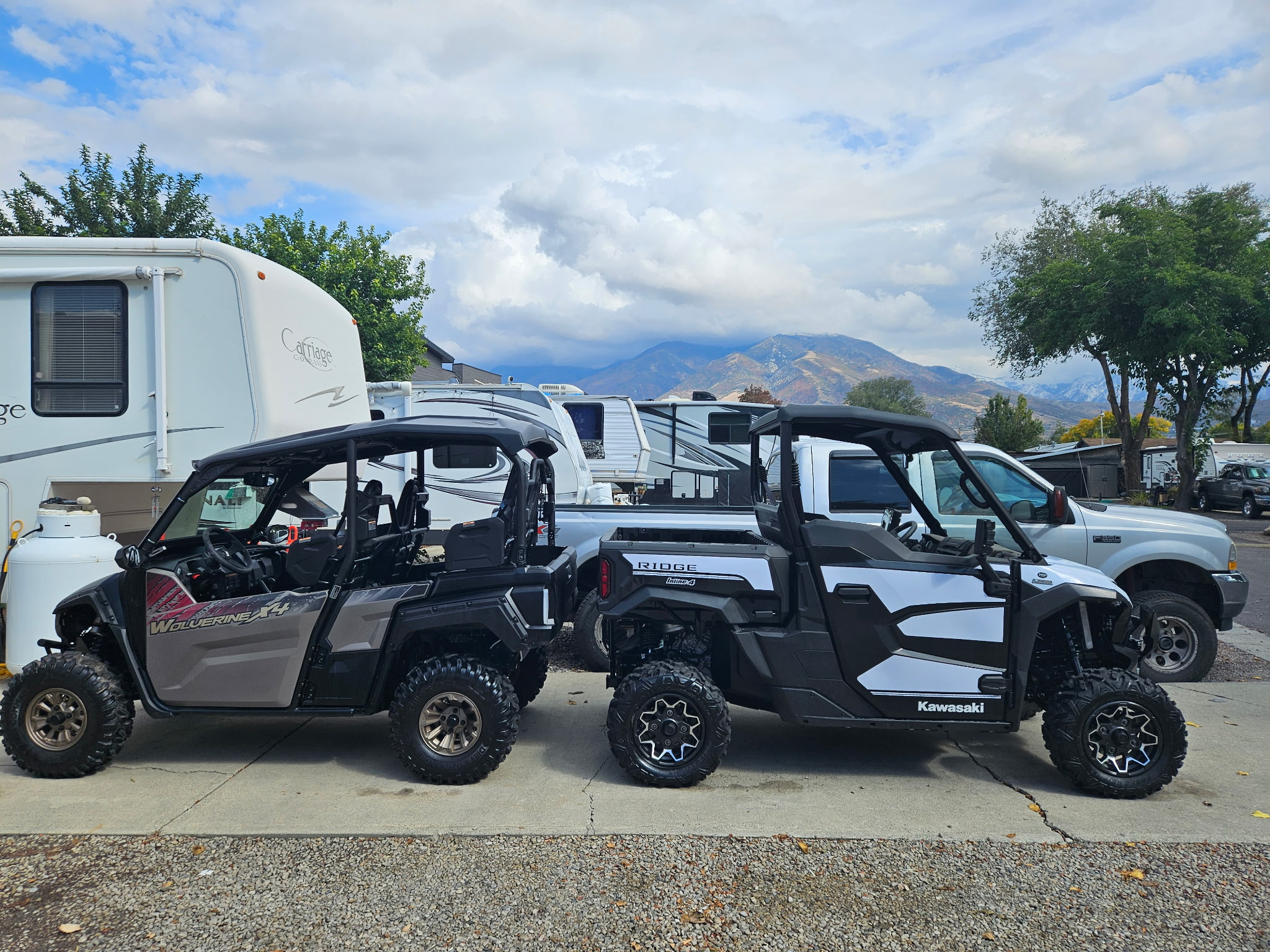 2-seater SxS: Kawasaki Ridge rental